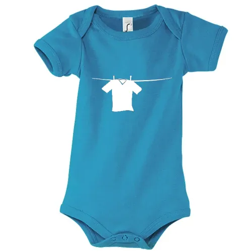 Shirt auf der Wäscheleine Body Kinder Bambino