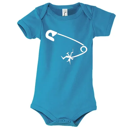Sicherheitsnadel steckt in dir Body Kinder Bambino