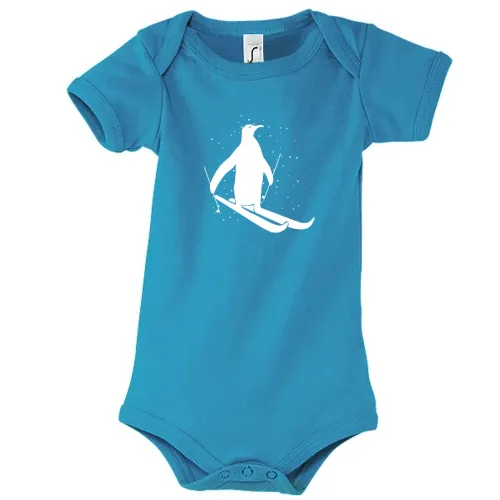Skifahrer Pinguin Apres Ski Skiurlaub Skipiste Body