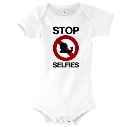 stop selfies Verbotsschild Body