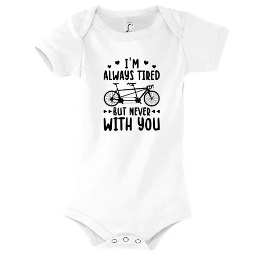Tandem Fahrrad Liebe Radfahrer Paar Spruch Body Kinder Bambino