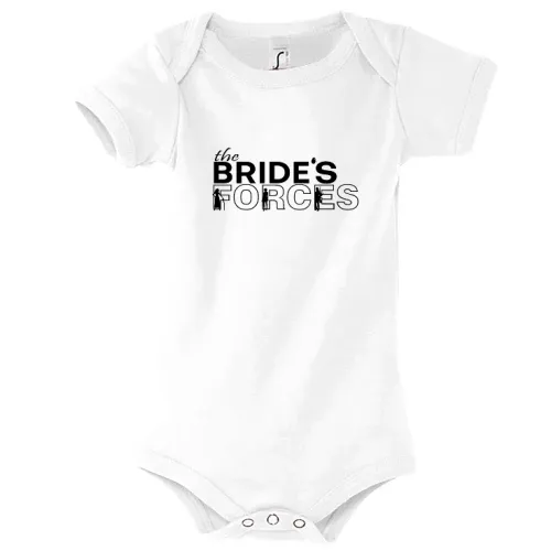 THE BRIDE´S FORCES T-Shirt Geschenkidee Body Kinder Bambino