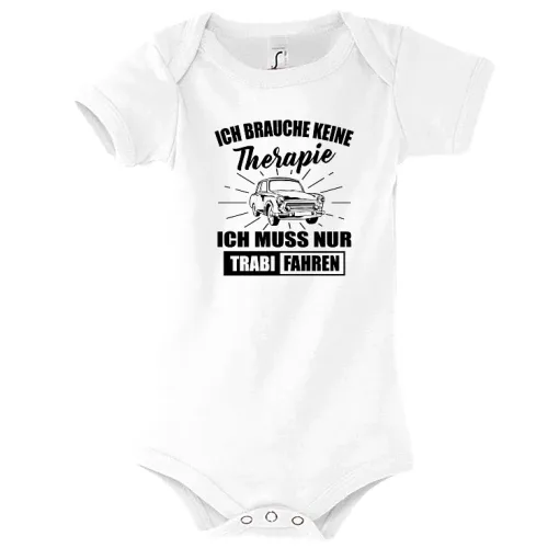 Trabi Therapie DDR Ostdeutschland Ossi Geschenk Body Kinder Bambino