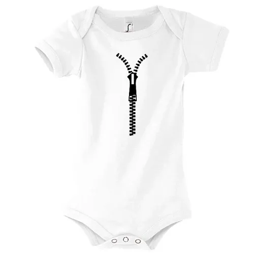 überdimensionaler Reißverschluss Body Kinder Bambino