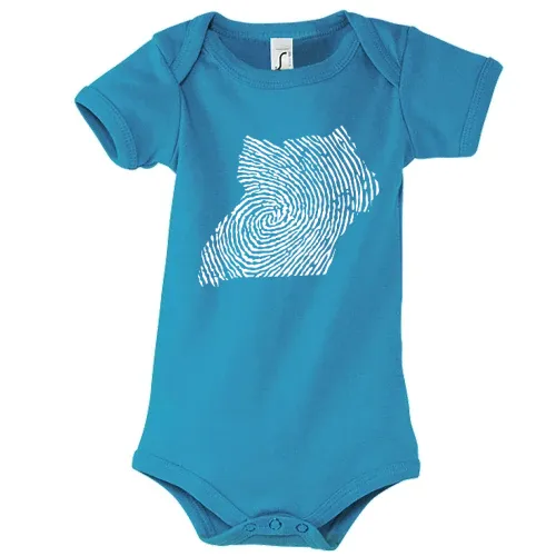 Uganda Fingerabdruck Body Kinder Bambino