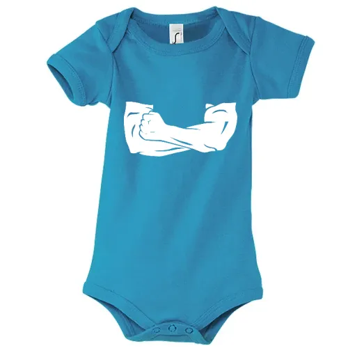 verschrenkter Arme mit Faust Body