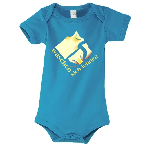 waschen muss sich lohnen Body Kinder Bambino