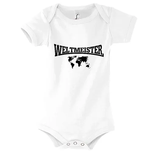 Weltmeister mit Weltkarte Body