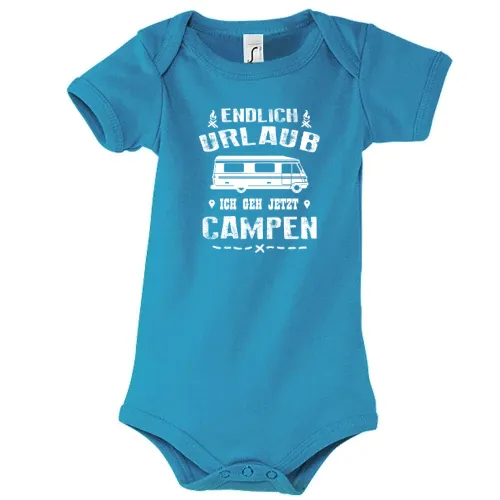 Wohnmobil Camping - Endlich Urlaub Ich Geh Campen Kinder Body