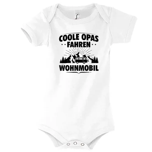 Wohnmobil Opa Großvater Rentner Camping Womo Body Kinder Bambino