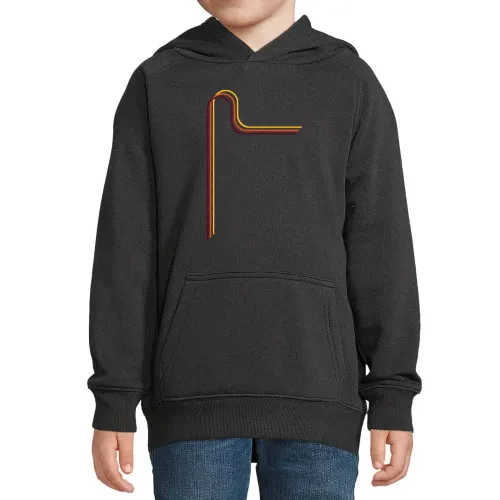 70er Jahre Style Streifen 2 Kinder Hoodie 70er Jahre Style Streifen 2 Hoodie