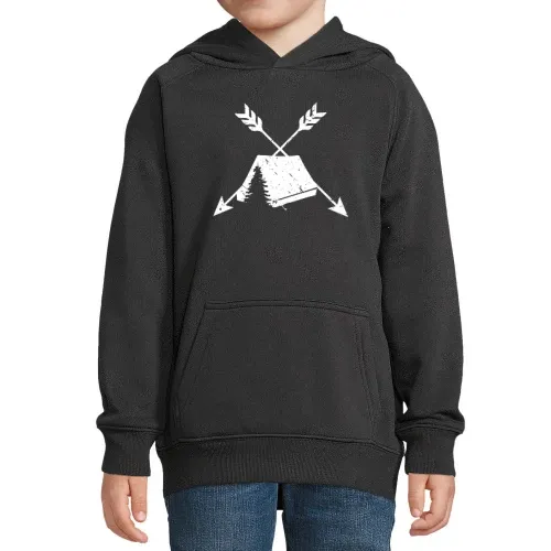Achtung Zelten Pfeile Camping T-Shirt Geschenkidee Hoodie