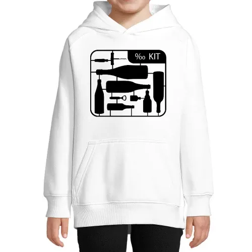 Alkohol Flaschen Kit Kinder Hoodie