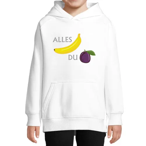 Alles Bannana du Pflaume Hoodie Kinder Stellar