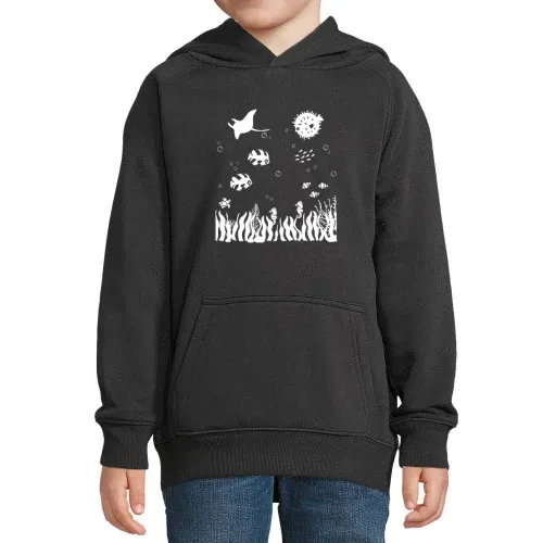 Aquarium Zierfische Aquarianer Aquarien Kostüm Hoodie Kinder Stellar