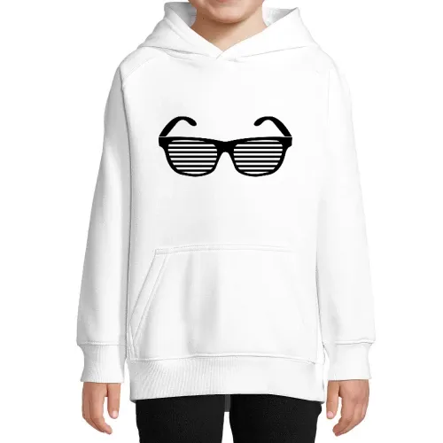 Atzen Brille Kinder Hoodie