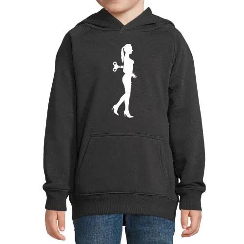 Aufziehfrau Kinder Hoodie Aufziehfrau Hoodie