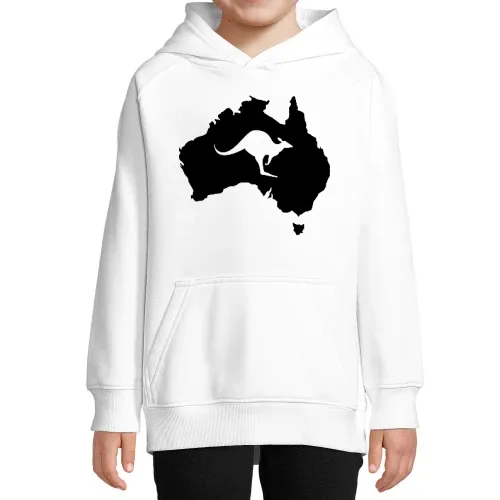 Australien mit Känguru Kinder Hoodie