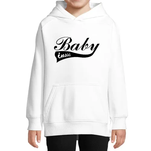 Baby inside Kinder Hoodie