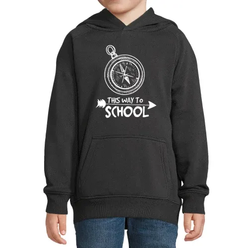 Backpacking Schule 2 Hoodie Kinder Stellar