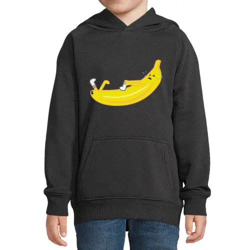 Banane und ihre Socken Kinder Hoodie Banane und ihre Socken Hoodie