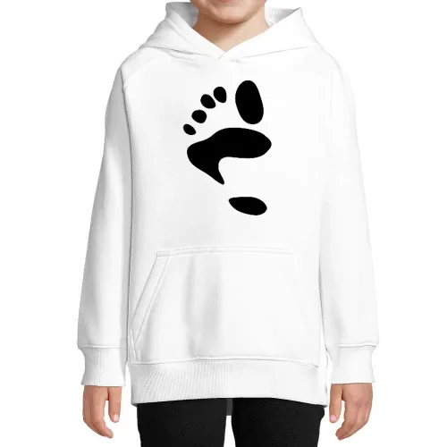 Barefoot Symbol Footprint Icon Hoodie