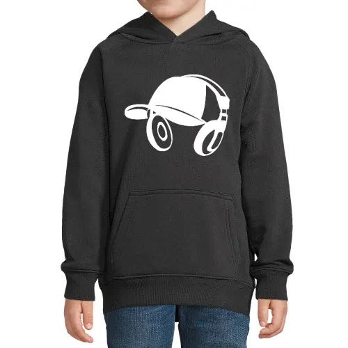 Basecap mit Kopfhörer Kinder Hoodie