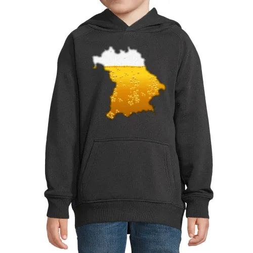 Bayern mit Bier Hoodie Kinder Stellar