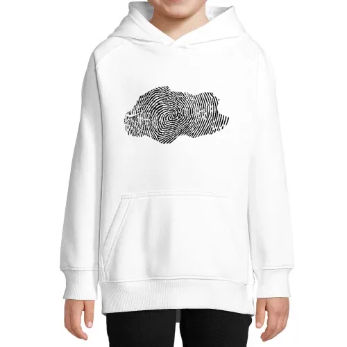 Bhutan Fingerabdruck Hoodie