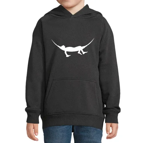 Bier trinken in Hängematte Kinder Hoodie