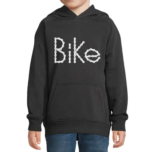 Bike in Kettengliedern Kinder Hoodie Bike in Kettengliedern Hoodie