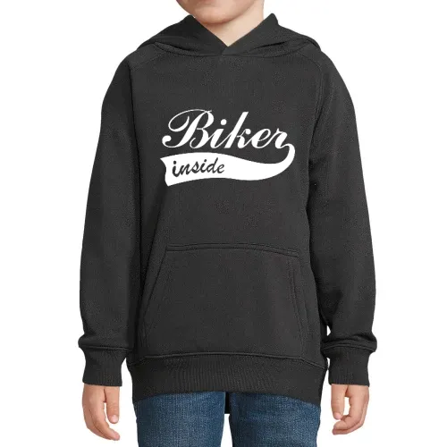 Biker inside Hoodie