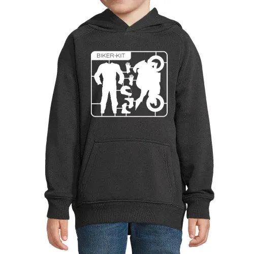 Biker Motorrad Kit Kinder Hoodie Biker Motorrad Kit Hoodie