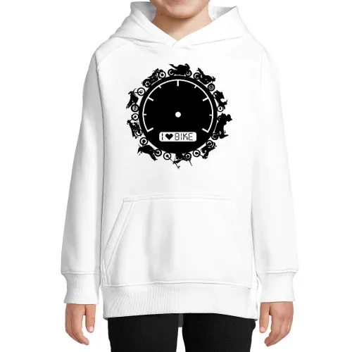 Bikerkreis mit Tachometer Hoodie