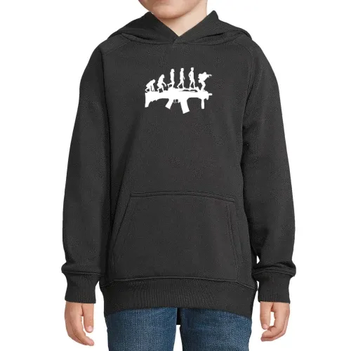 Bundeswehr Soldaten Evolution - Gewehr Soldat Evo Kinder Hoodie