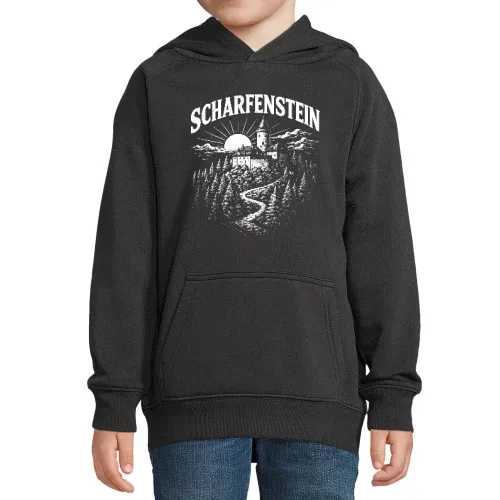 Burg Scharfenstein Kinder Hoodie