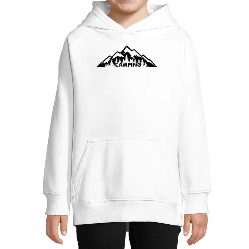 Camping Gebirge Wald T-Shirt Hoodie
