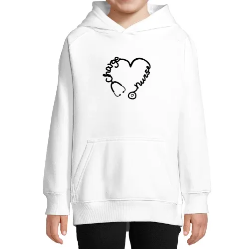 Charge Nurse Stethoskop Herz Krankenpflege Hoodie