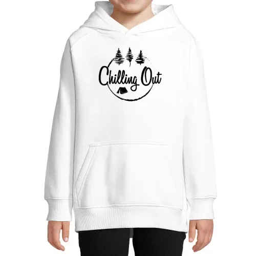 Chilling Out Camping Hoodie Kinder Stellar