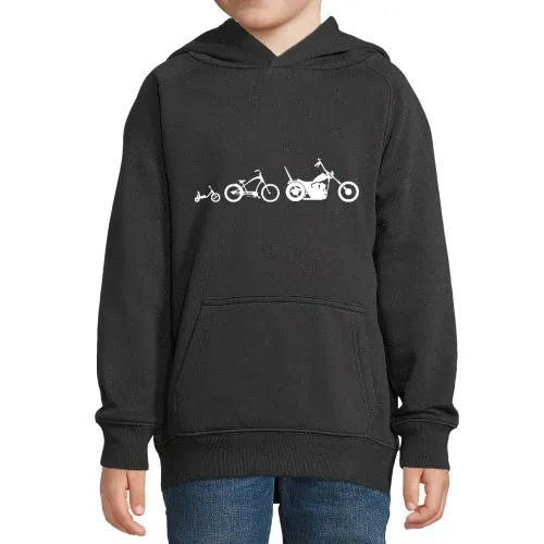 Chopper Bike Evolution Kinder Hoodie Chopper Bike Evolution Hoodie