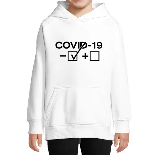 COVID 19 Test negativ Kinder Hoodie