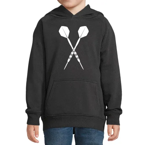 Dartpfeil Kreuz Kinder Hoodie