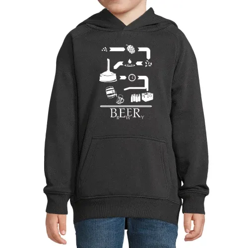 Der Weg des Bieres Kinder Hoodie