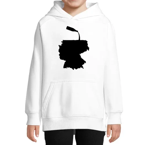 Deutschland mit Bier gefüllt Kinder Hoodie