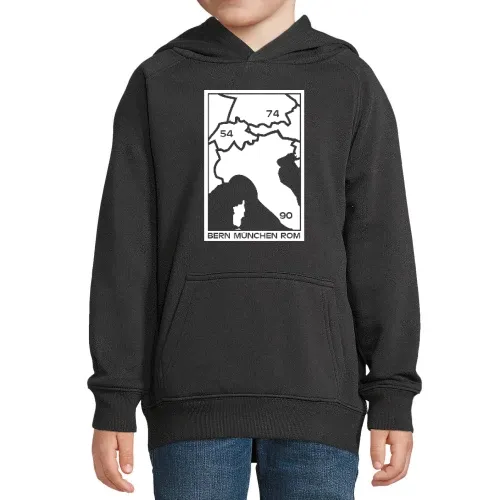 Deutschland Weltmeister Bern München Rom Kinder Hoodie
