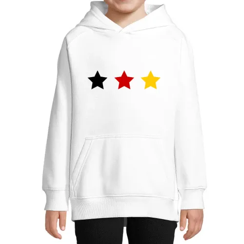 Deutschlands 3 Sterne Hoodie Kinder Stellar