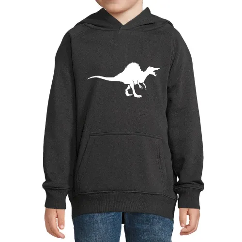 Dinosaurier mit Kamm Kinder Hoodie