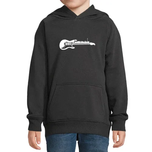 E-Gitarre Berlin Silhouette Elektro-Gitarre Hoodie Kinder Stellar