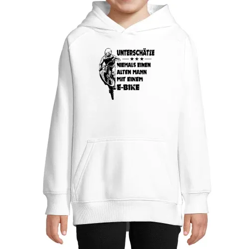 Ebike Fahrrad Alter Mann Spruch Mountainbike Rente Hoodie