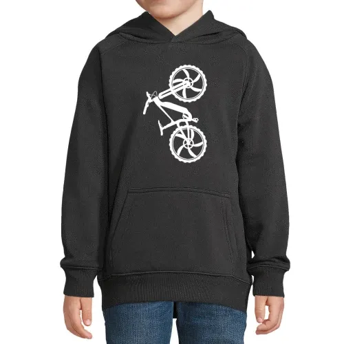 Ebike Fahrrad Vertikal Trail MTB Ebiker Radfahrer Hoodie